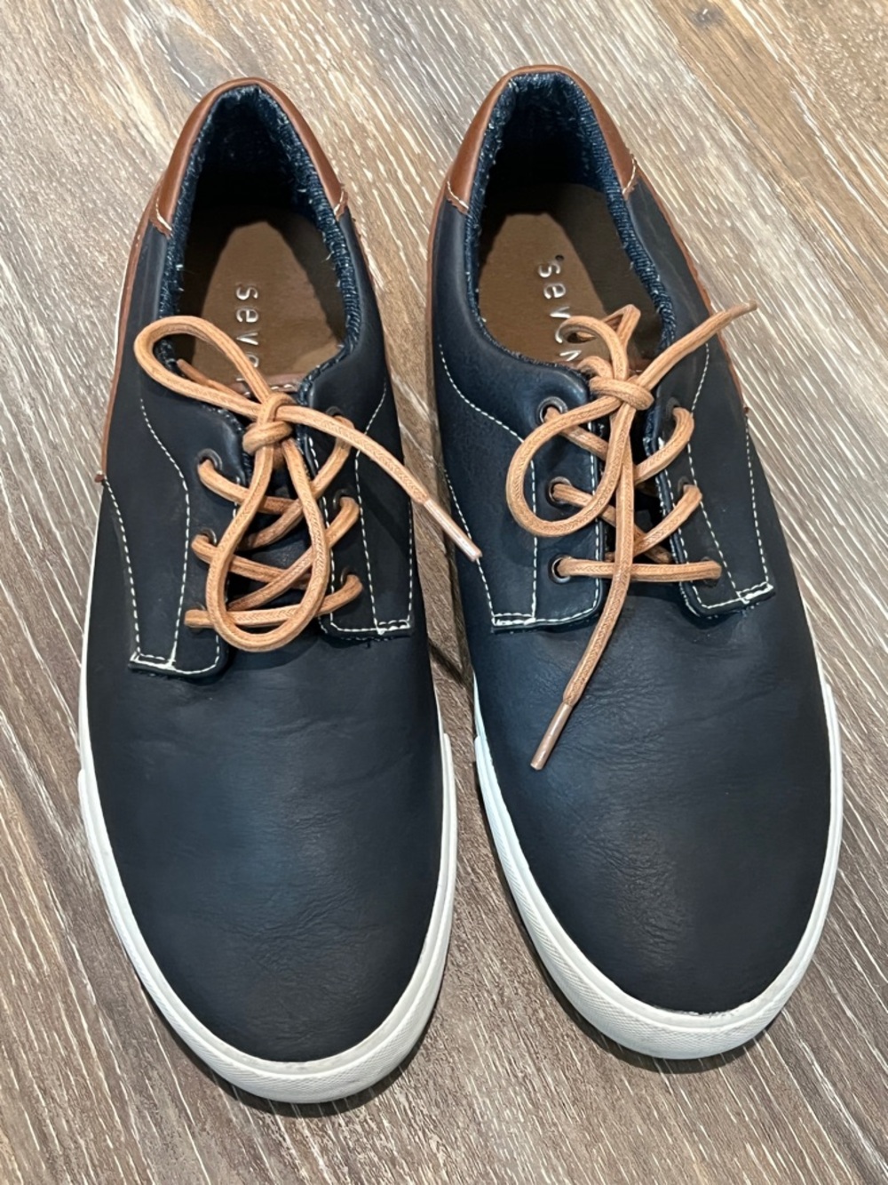 👟🤎SEVEN91 FUCCI NAVY MEN’S OXFORD SNEAKER🤎👟